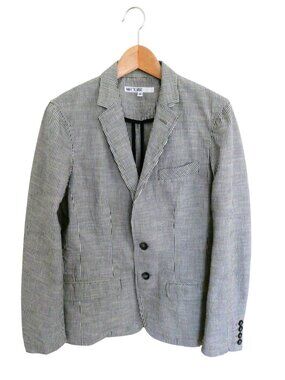 MR TURK striped Cotton Sports Jacket Louie blazer sz 38 2 button